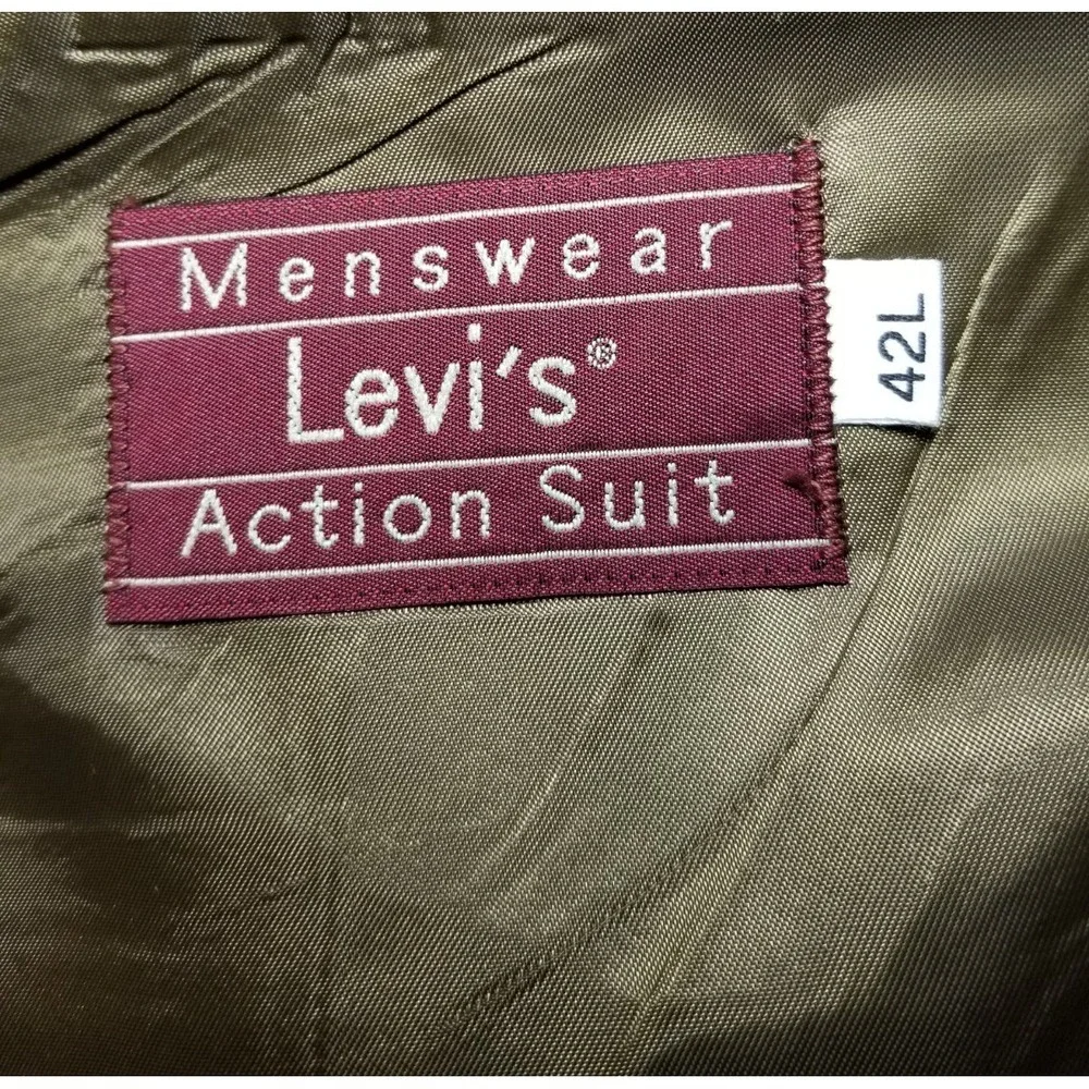 Levi’s Mens Sz 42L Blazer Action Sport Coat Preppy Vintage Old Money Minimalis